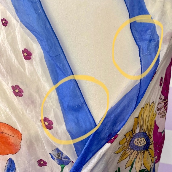 *3 for $12* Hand Painted Silk Scarf - Picture 10 of 11